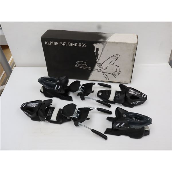 FIXATIONS DE SKI TYROLIA PR11 FREIN 78 (G) NOIR ARGENT