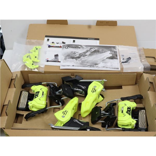 FIXATIONS DE SKI TYROLIA ATTACK 11 GW FREIN 95MM FLASH JAUNE