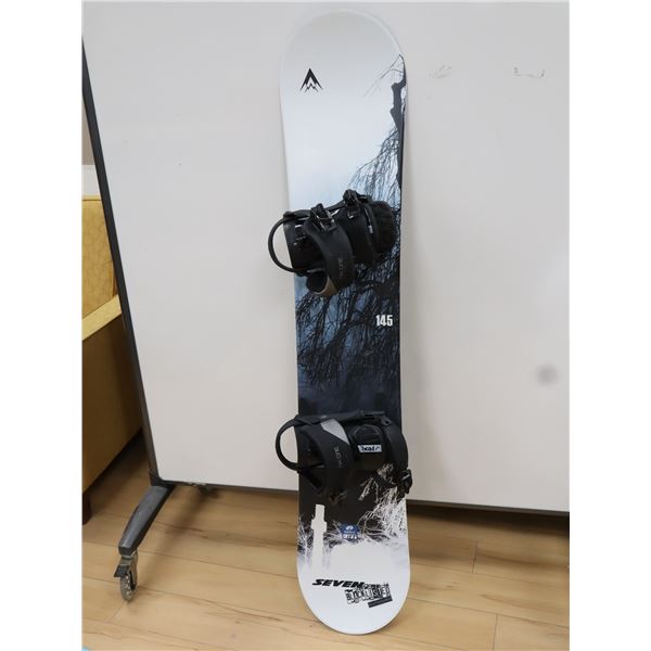 SEVEN PEAKS PLANCHE À NEIGE NOIRLISTED 145 *DÉMONSTRATEUR*