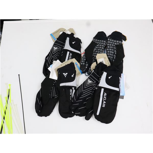 LOT DE 4 PAIRS ASSORTIS AUCLAIR GANTS