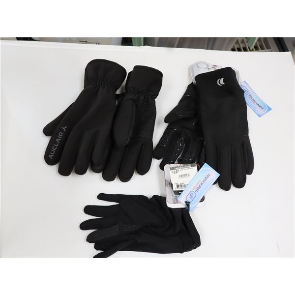 LOT DE 3 PAIRS ASSORTIS AUCLAIR GANTS