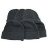 Image 1 : LOT DE 6 NOIR TUQUES ASSORTIS