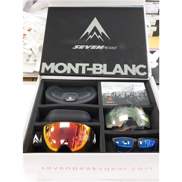 SEVEN PEAKS MONT-BLANC ENSEMBLE DE LUNETTES DE SKI