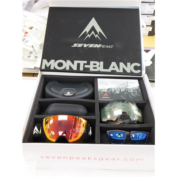 SEVEN PEAKS MONT-BLANC ENSEMBLE DE LUNETTES DE SKI