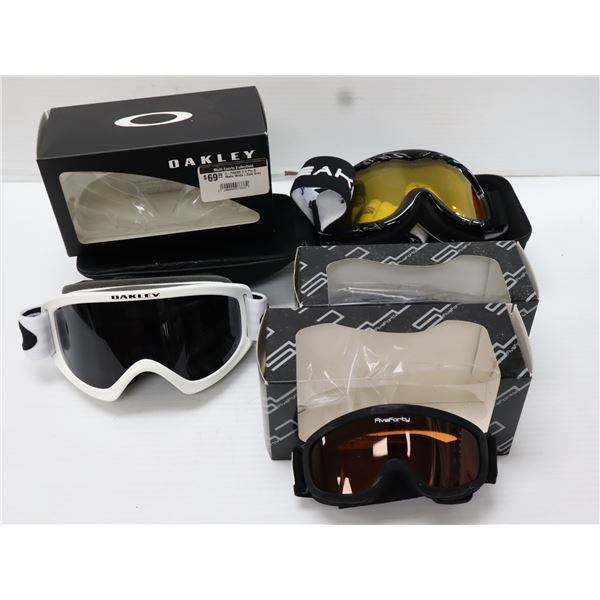LOT DE 4 ASSORTIS LUNETTES DE SKI ASSORTIS