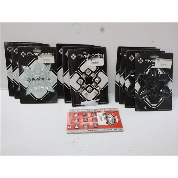 LOT DE 11 TAPIS ANTIDÉRAPANTS POUR PLANCHE À NEIGE ASSORTIS