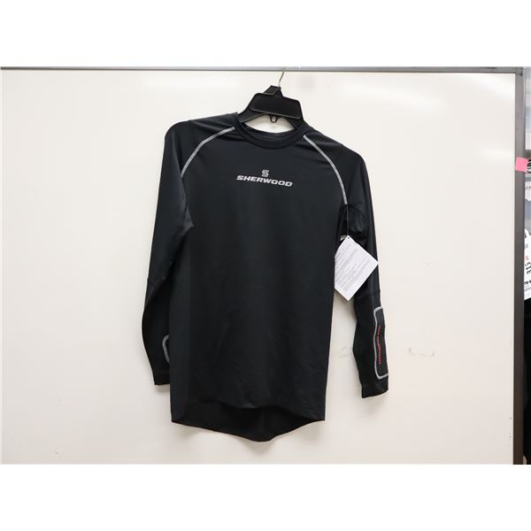 LOT DE 11 SHERWOOD LONG-SLEVE HAUTS DE COMPRESSION JUNIOR (2-XS 3-S 3-M 3-L)