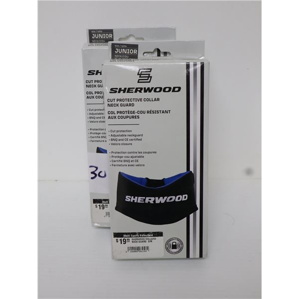 LOT DE 2 SHERWOOD JUNIOR COLLAR PROTÈGE-COUS -SM(10-14")