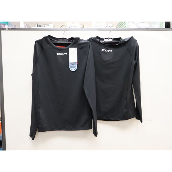LOT DE 2 CCM ENFANT CHANDAILS À MANCHES LONGUES -(LRG,XL)