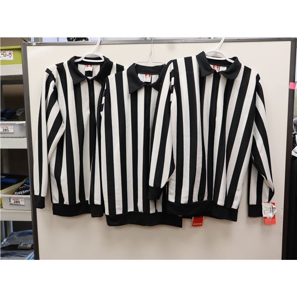 LOT DE 3 CHANDAILS D’ARBITRE (MED)
