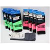 Image 1 : LOT DE 8 BLUE SPORTS & 1 SHERWOOD JUNIOR SOCK (VERT,ROSE,GRIS)