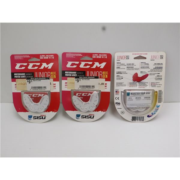 LOT DE 3 CCM JUNIOR PROTÈGE-DENTS