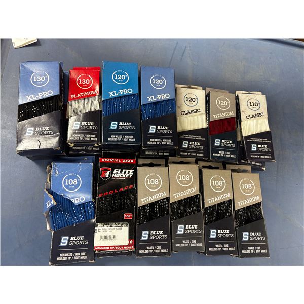 LOT DE 25 PIÈCES DE ASSORTIS LACETS (108", 110", 120",130")