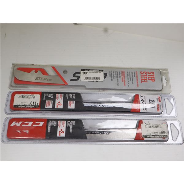 LOT DE 3 LAMES DE PATINS ASSORTIS