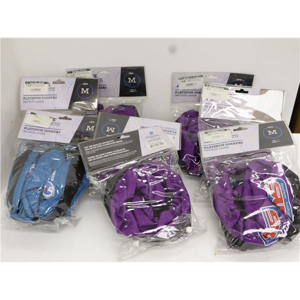 BLUE SPORTS JUNIOR MED PLATINUM PROTÈGE-LAMES ABSORBANTS -6-VIOLET & 2-BLEU