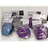 Image 1 : BLUE SPORTS JUNIOR MED PLATINUM PROTÈGE-LAMES ABSORBANTS -6-VIOLET & 2-BLEU