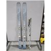 Image 1 : *USAGÉ* HEAD SKIS ALPINS 60" AVEC FIXATIONS ET BÂTONS