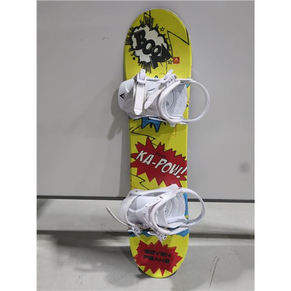 *USAGÉ*  SEVEN PEAKS 34" PLANCHE À NEIGE
