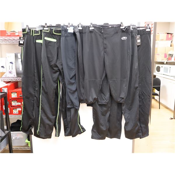 LOT DE 8 PANTALONS DE BASEBALL/BALLE MOLLE ASSORTIS