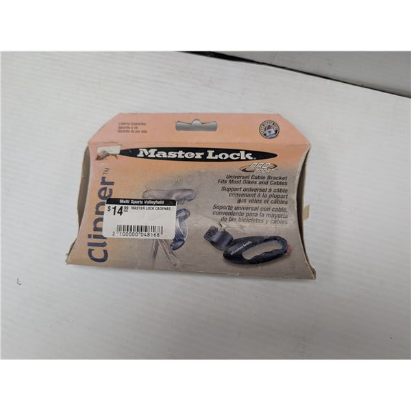 CLIPPER MASTER LOCK SUPPORT POUR CÂBLE