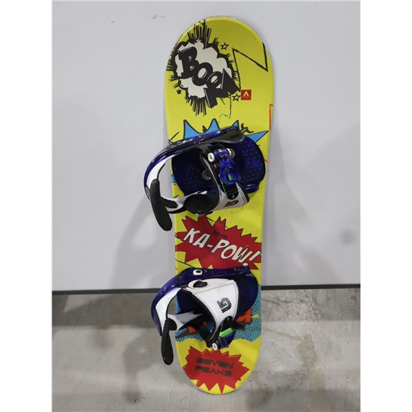 *USAGÉ*  SEVEN PEAKS 31" PLANCHE À NEIGE