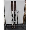 Image 1 : *USAGÉ* HEAD SKIS ALPINS 63" AVEC FIXATIONS ET BÂTONS