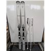 Image 1 : *USAGÉ* ELAN  SKIS ALPINS 63" AVEC FIXATIONS ET BÂTONS
