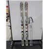 Image 1 : *USAGÉ* K2 SKIS ALPINS 64" AVEC FIXATIONS ET BÂTONS