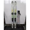 Image 1 : *USAGÉ* SEVEN PEAKS SKIS ALPINS 59" AVEC FIXATIONS ET BÂTONS