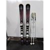 Image 1 : *USAGÉ* HEAD SKIS ALPINS 46" AVEC FIXATIONS ET BÂTONS
