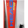 Image 2 : *USAGÉ* HEAD SKIS ALPINS 58" AVEC FIXATIONS ET BÂTONS
