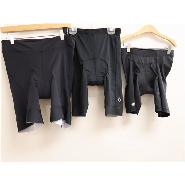 LOT DE 3 CUISSARDS DE VÉLO ASSORTIS
