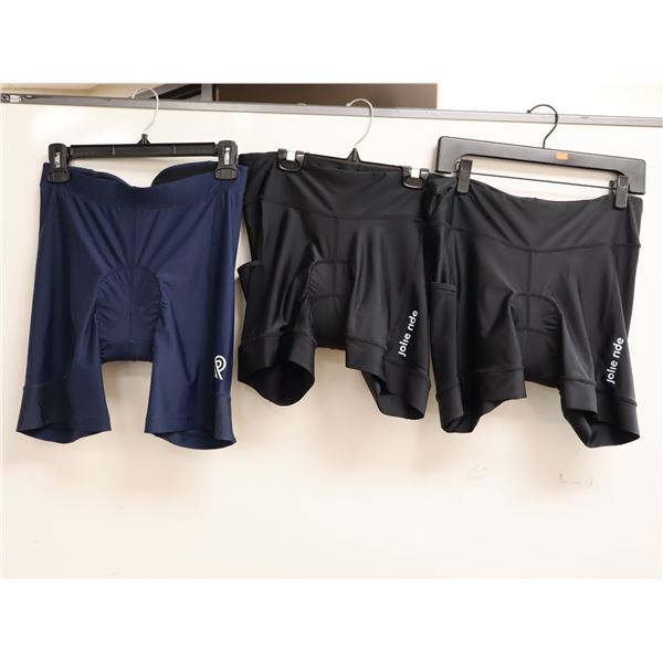 LOT DE 3 CUISSARDS DE VÉLO ASSORTIS