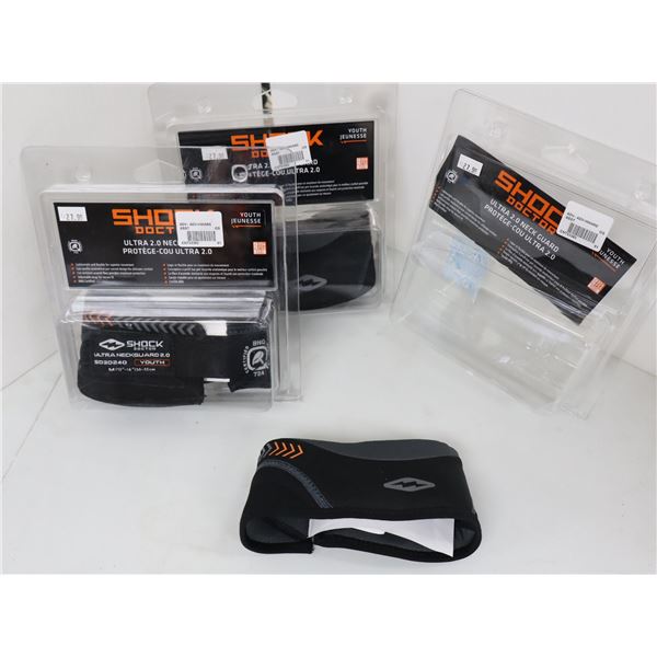LOT DE 3 PROTÈGE-COUS SHOCK DOCTOR 2.0 TAILLE JEUNE