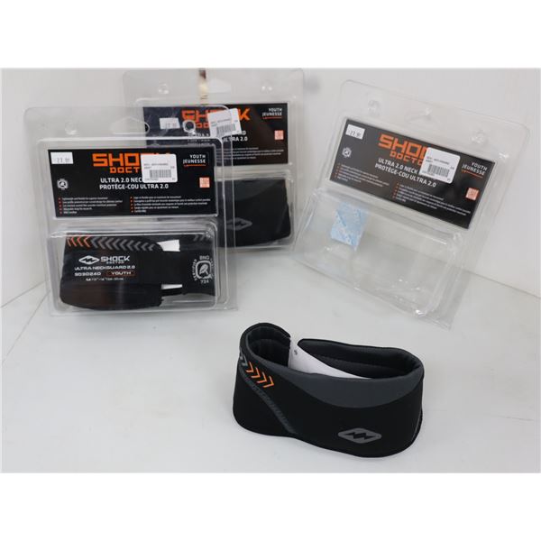 LOT DE 3 PROTÈGE-COUS SHOCK DOCTOR 2.0 TAILLES ASSORTIES