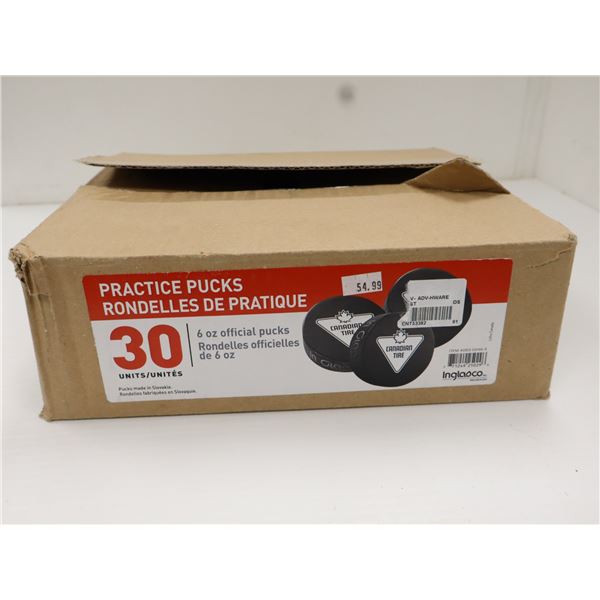 LOT DE 30 RONDELLES DE HOCKEY D’ENTRAÎNEMENT