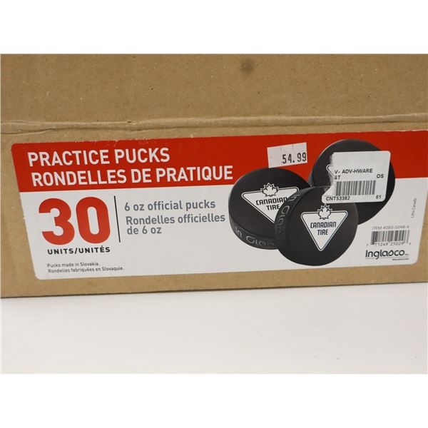 LOT DE 30 RONDELLES DE HOCKEY D’ENTRAÎNEMENT