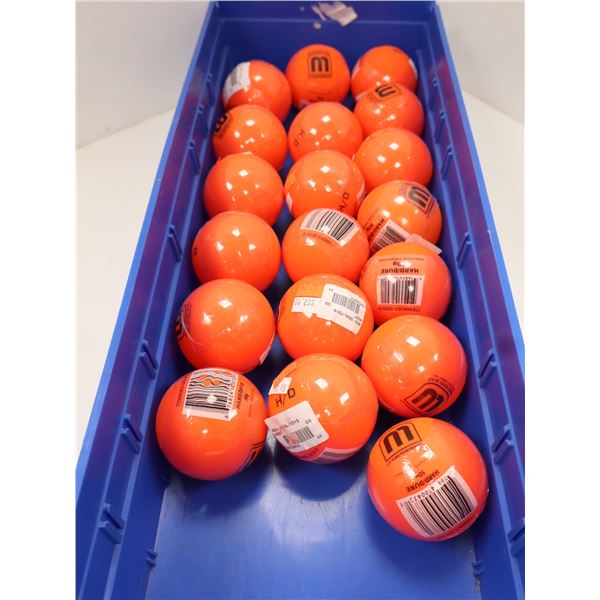 LOT DE 20 BALLES DE HOCKEY-BALLE WINWELL ORANGE