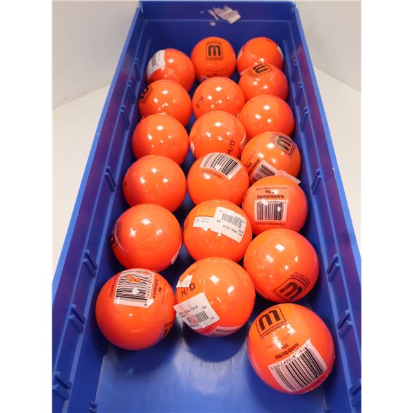 LOT DE 20 BALLES DE HOCKEY-BALLE WINWELL ORANGE