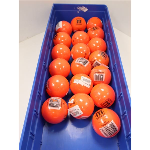 LOT DE 20 BALLES DE HOCKEY-BALLE WINWELL ORANGE