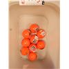 Image 1 : LOT DE 9 BALLES DE HOCKEY-BALLE WINWELL ORANGE