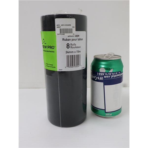 PAQUET DE 8 RUBANS POUR BÂTON RENFREW PRO 24 MM X 15 M NOIR