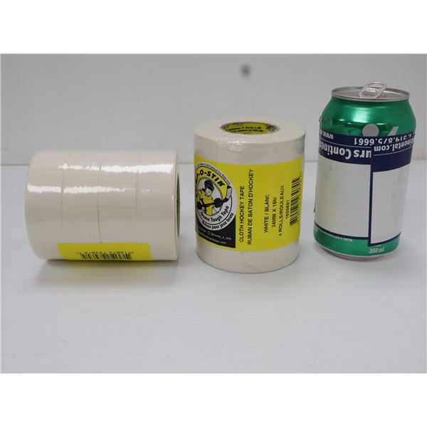 PAQUET DE 4 RUBANS DE HOCKEY COMP-O-STICK 24 MM X 15 M BLANC
