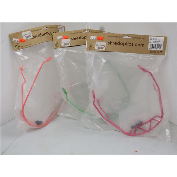 SHREDOPTICS HALF CHINGUARD (PINK, ORANGE, GREEN)