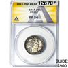 Image 1 : 1915 Barber Quarter ANACS PF50