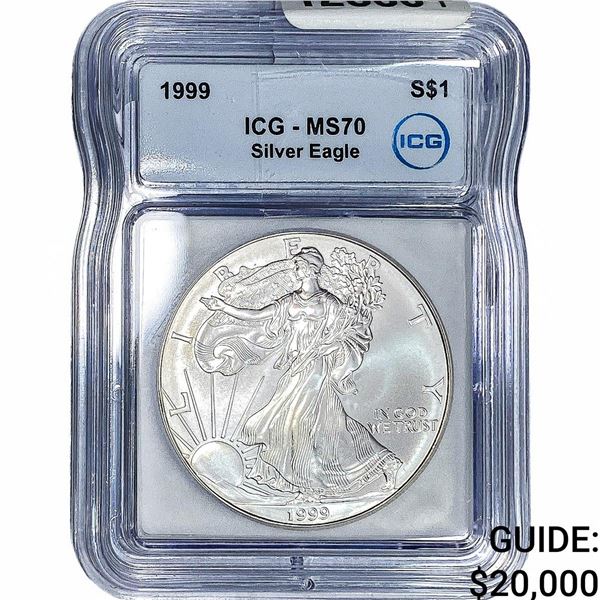 1999 Silver Eagle ICG MS70