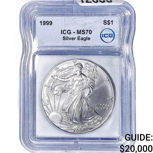 1999 Silver Eagle ICG MS70