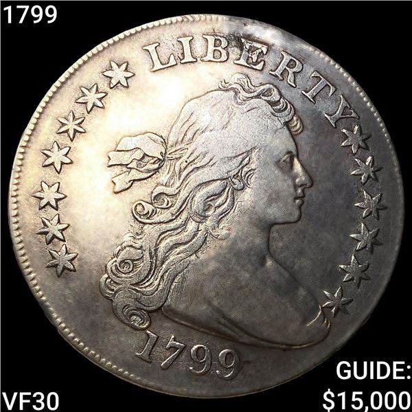 1799 Draped Bust Dollar LIGHTLY CIRCULATED