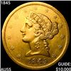 Image 1 : 1845 $5 Gold Half Eagle HIGH GRADE