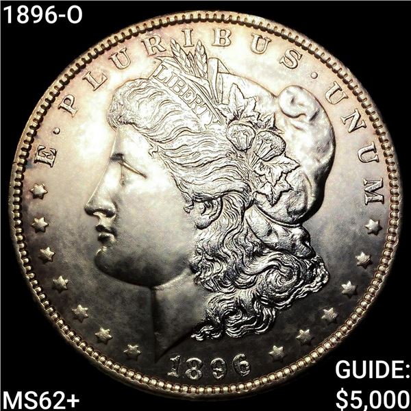 1896-O Morgan Silver Dollar UNCIRCULATED +